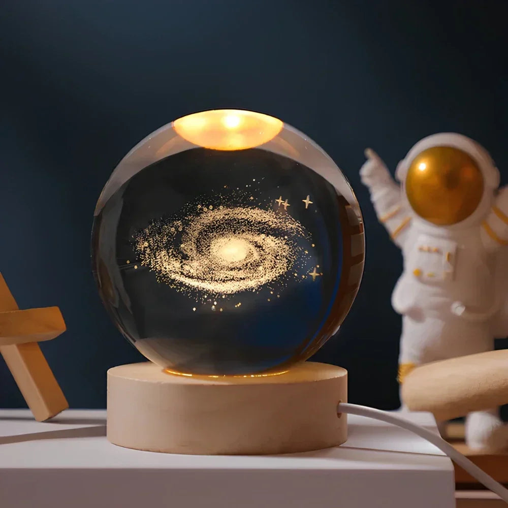 3D Crystal Ball LED Night Light Kalsten