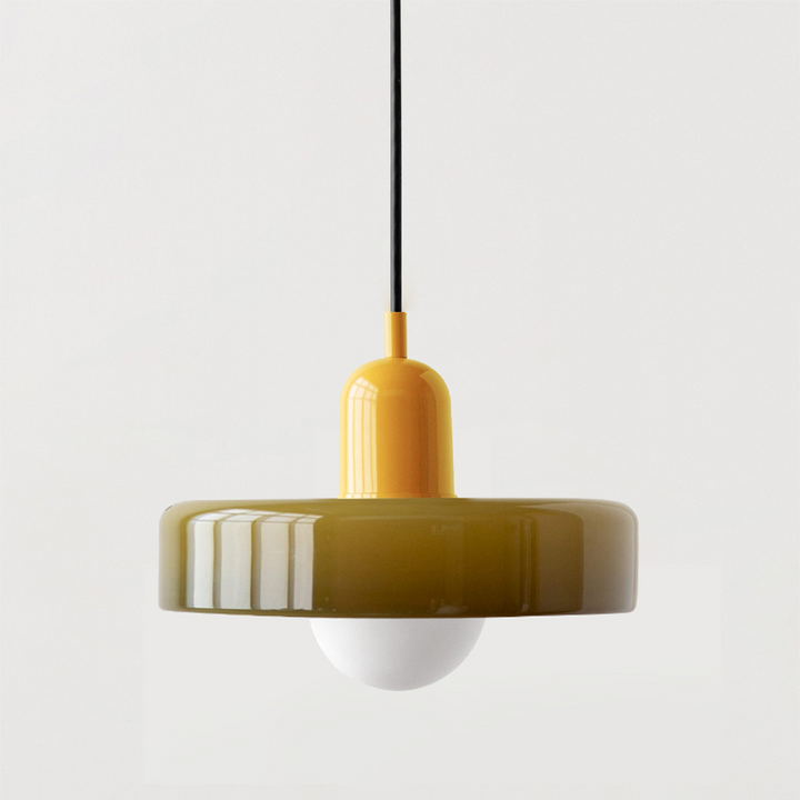 Colored Glass Pendant Lamp - BauLume | Kalsten