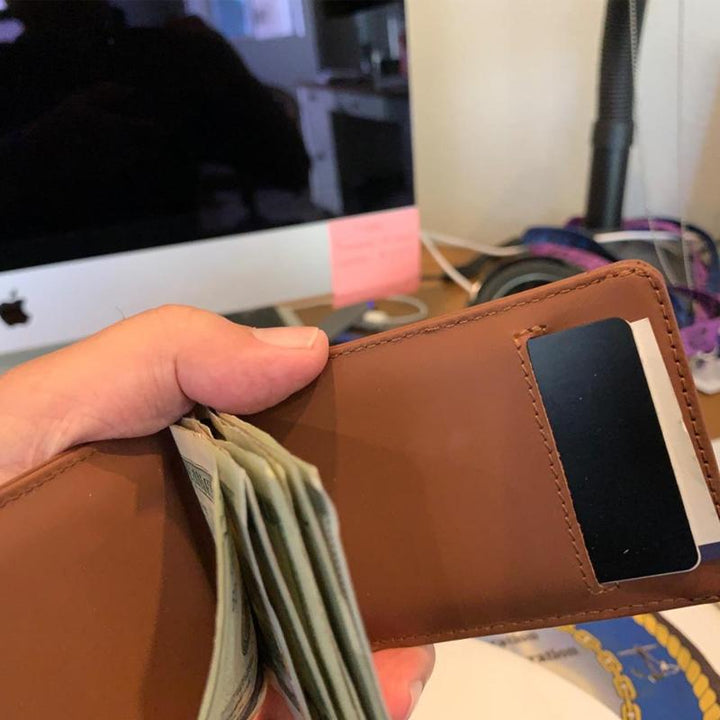 Men's Extra-slim Leather Wallet | Kalsten