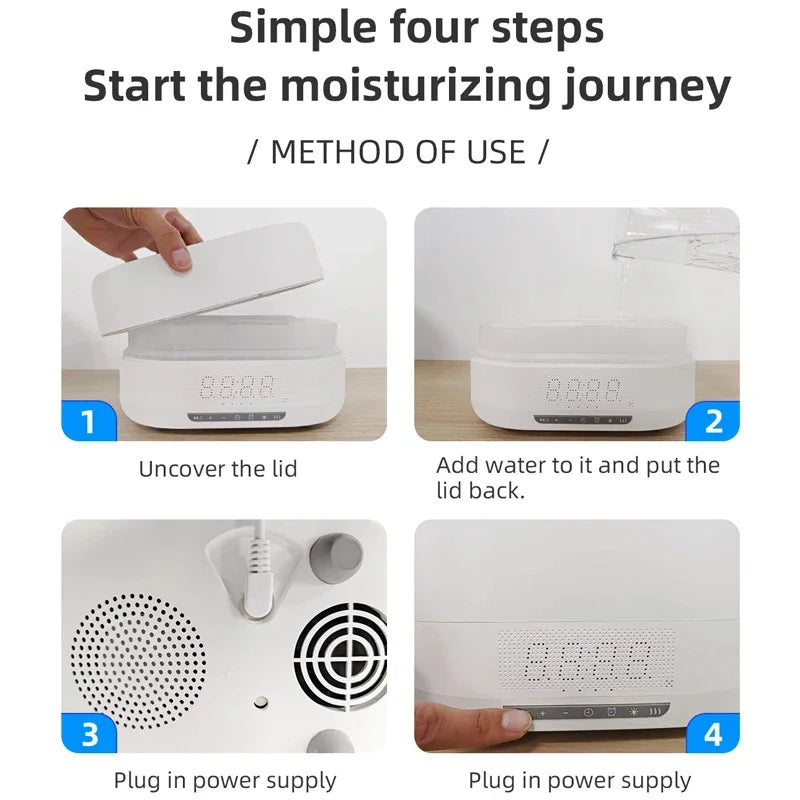 BowLift | 3in1 Mist Tune Air Humidifier Bluetooth Speaker