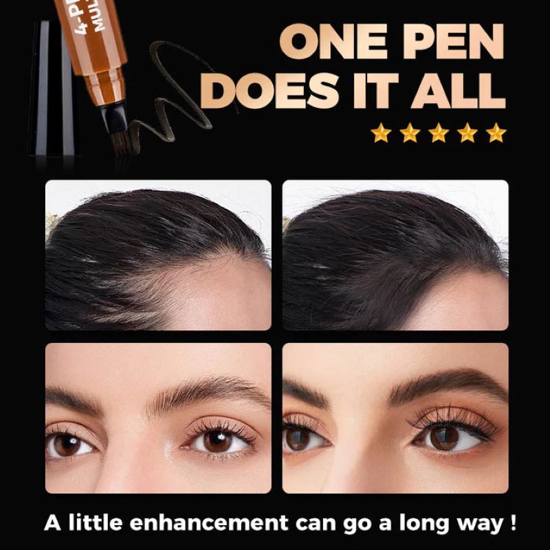 Kalsten | Ultra-fine four-head long-lasting waterproof microblading natural eyebrow pencil