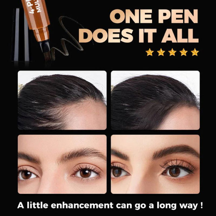 Kalsten | Ultra-fine four-head long-lasting waterproof microblading natural eyebrow pencil