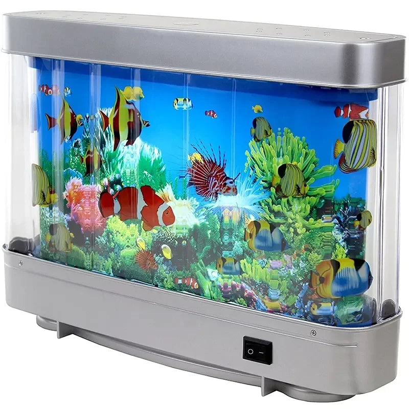 Kalsten | Virtual Ocean Desk Fish Tank with LED Night Light