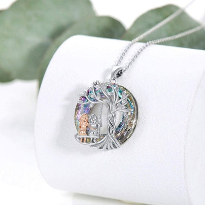 Skanto | Tree of Life Sister Crystal Pendant Necklace