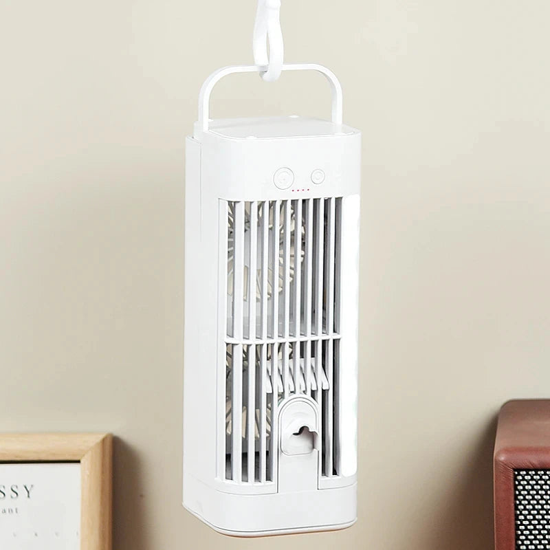 Mini Portable Air Conditioner Desk Fan with Spray Cooling | Kalsten