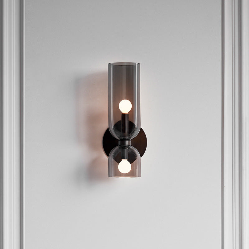 Double Glass Wall Light Fixture Kalsten