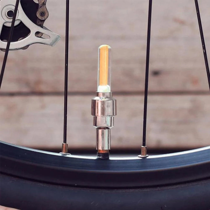 LED Light Valve Cap for Bicycle Wheel | Kalsten