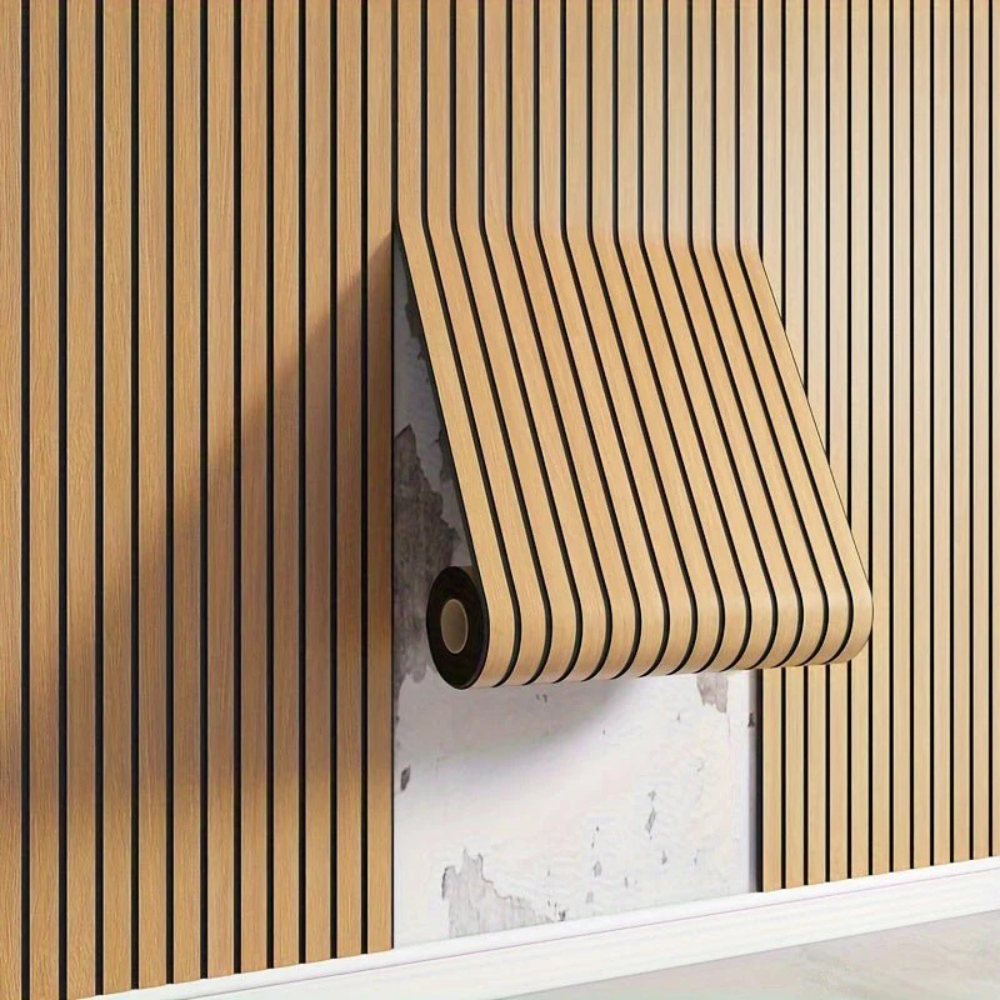 Self Adhesive Waterproof Wall Panel Wood Look Design Kalsten