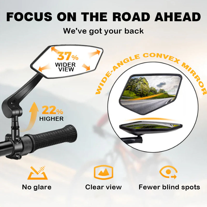 Kalsten | 360° rotatable and adjustable bicycle rearview mirror