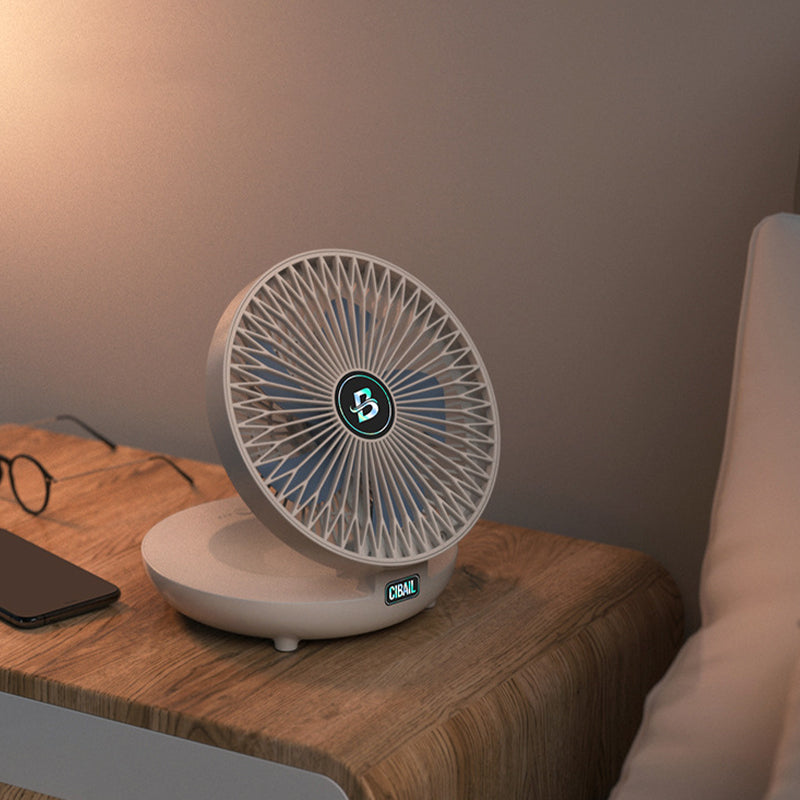 Portable Mini Desktop Fan, USB Rechargeable Adjustable Wall-Mount Fan | Kalsten