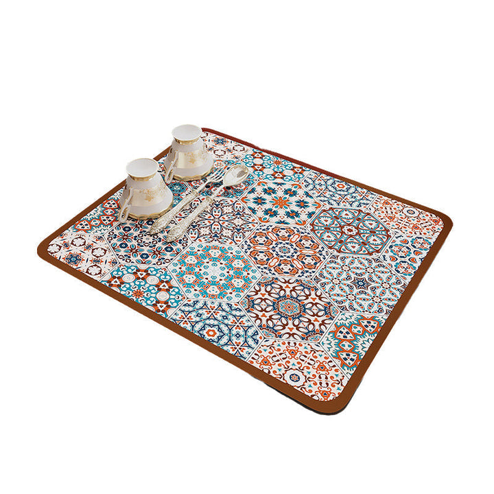 Kalsten | Retro Quick-drying Water-repelling Mat for Kitchen-Bar-Countertops