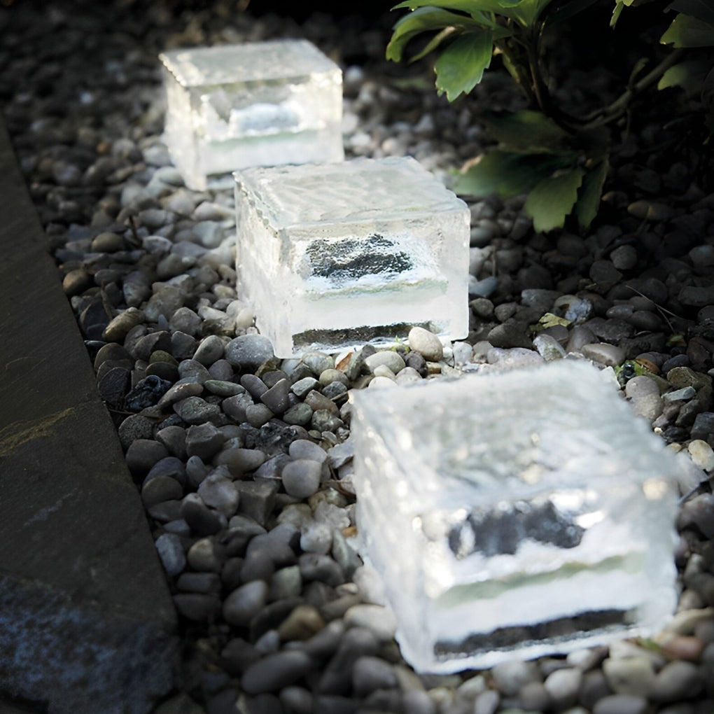 Solar Glass Brick Pathway Light Kalsten