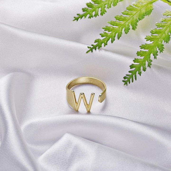 Kalsten | Initial A-Z Letter Ring