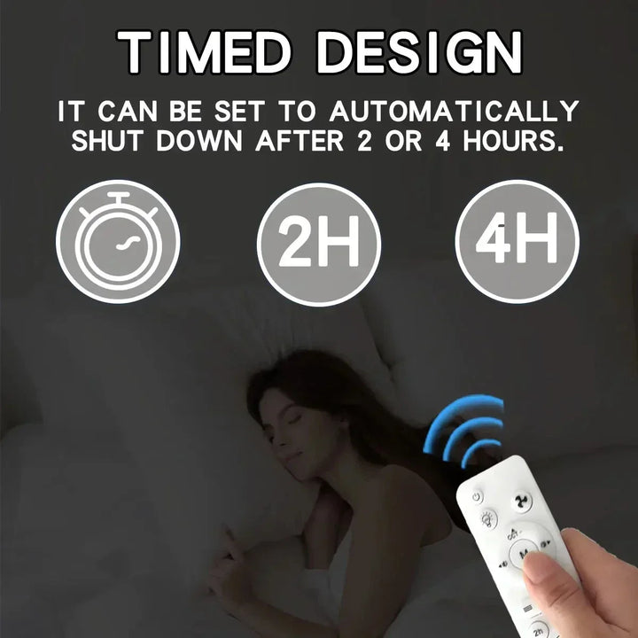 Ceiling fan LED with remote control and dimmable light | Kalsten