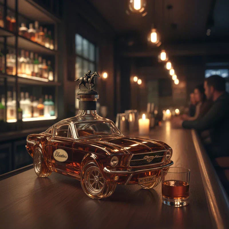 Karnz | OutlawFlask | Limited Edition Bronco Whiskey Bottle
