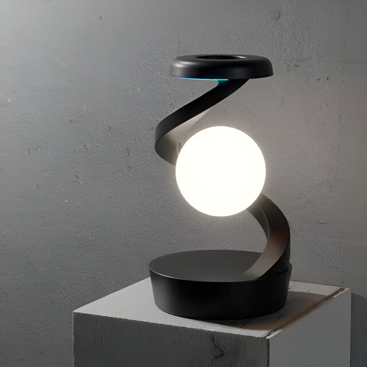 Futuristic FloatCharge Lighting Wonder with Wireless Charger Kalsten