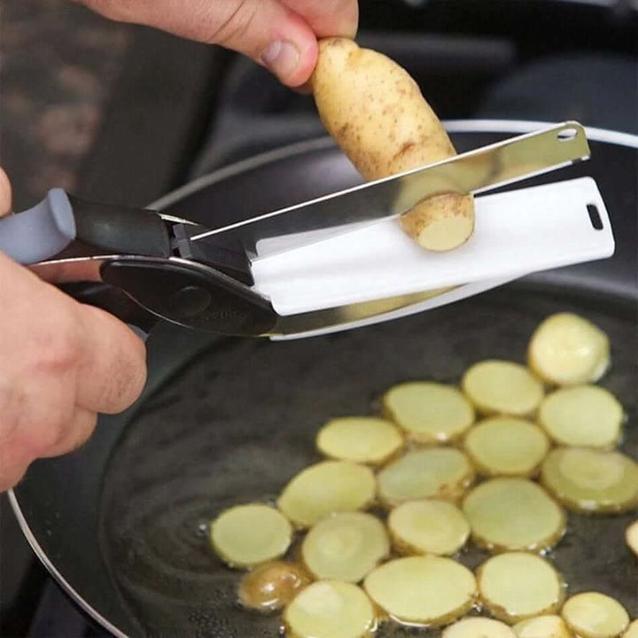 Kalsten | 2-in-1 Kitchen Knife with Built-In Cutting Board