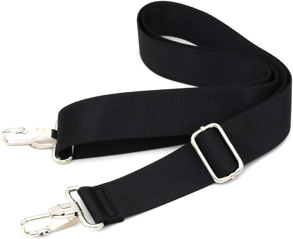 Kalsten | 47 inch bag replacement shoulder strap | Padded & Adjustable - Perfect for travel bags, laptop bags, briefcases, camera bags, messenger bags, diaper bags & more (Black)