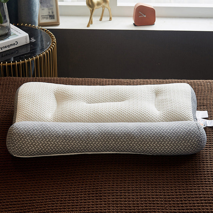 Contoured Sleep Pillow for Neck Support and Comfortable Rest