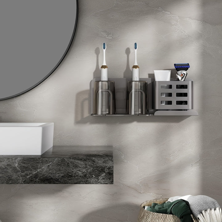 Wall-Mounted Electric Toothbrush Holder – Aluminum