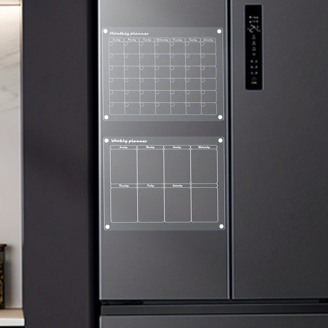 Reusable Magnetic Fridge Planner