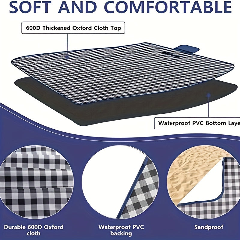 Kalsten | Extra Large Waterproof Picnic Blanket | Foldable Outdoor Mat