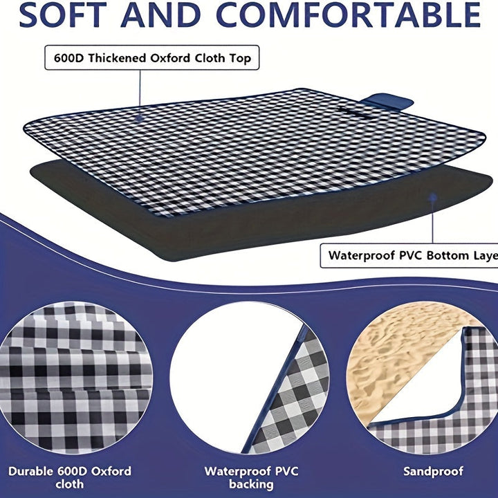 Kalsten | Extra Large Waterproof Picnic Blanket | Foldable Outdoor Mat