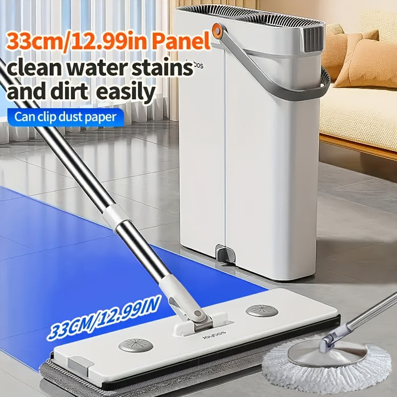 Mop set with bucket | 33 cm or 40 cm flat mop | Kalsten