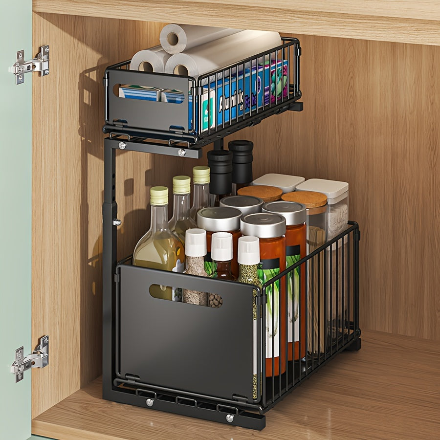 Pull-out Under-Cabinet Organizer 2 Levels | Kalsten