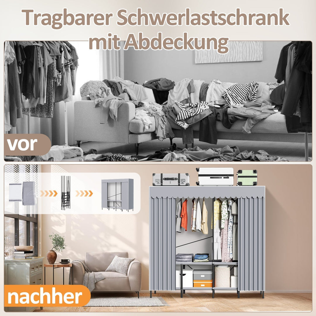 Foldable wardrobe bedroom cabinet | Kalsten