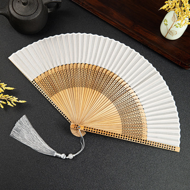 Kalsten | Hand fan made of bamboo silk