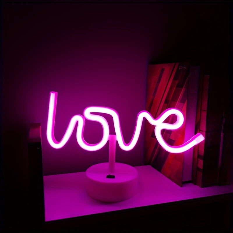 NeonLove Lamp – Illuminated Neon Table Lamp for Parties Kalsten