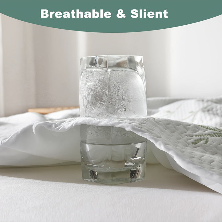 Bamboo Mattress Protector with Cooling 3D Air Layer | Kalsten