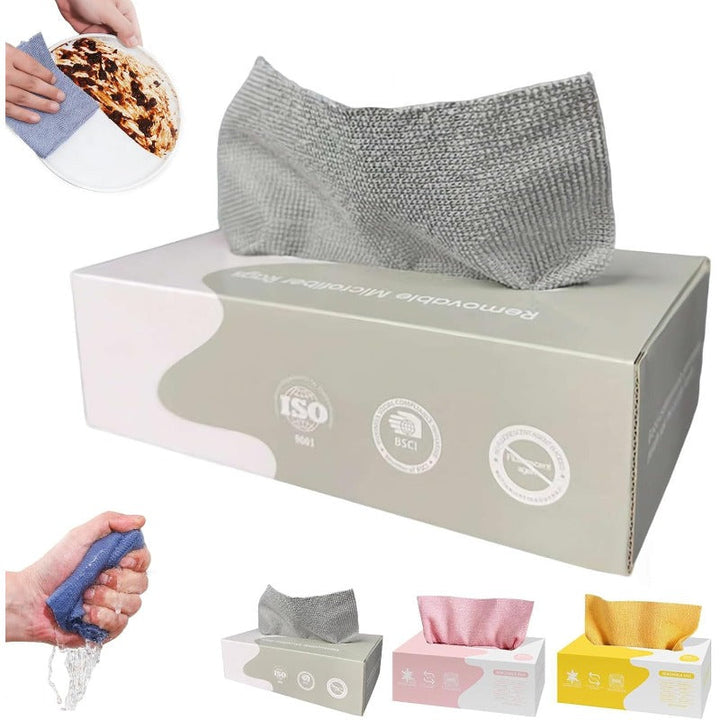 Reusable Pop-Up Microfiber Wipes Kalsten