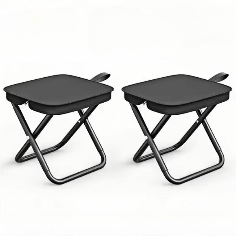 Kalsten | Portable Folding Camping Stool with Adjustable Zippers and Metal Frame