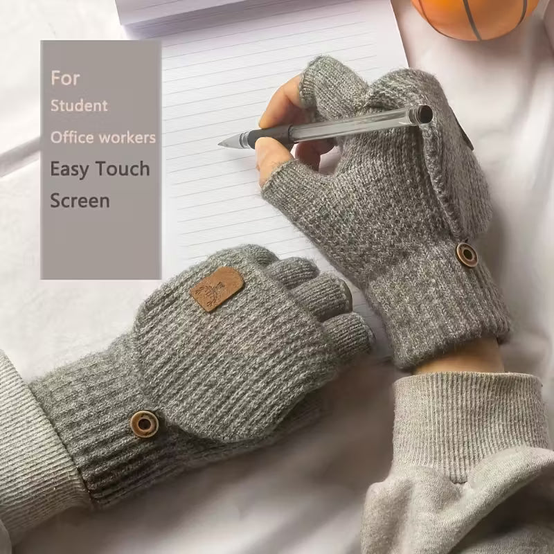 Kalsten | Men's WinterPro Fingerless Gloves – Thick, Warm and Comfortable