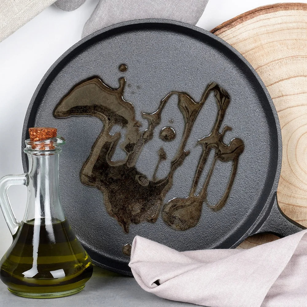 Cast iron pan 26 cm for even frying results | Kalsten
