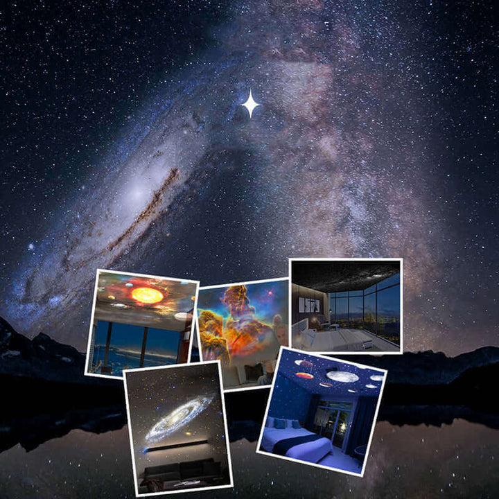 Night Light Galaxy Projector Starry Sky Projector 360 Rotate Planetarium Lamp For Kids Bedroom Valentines Day Gift Wedding Deco | Kalsten
