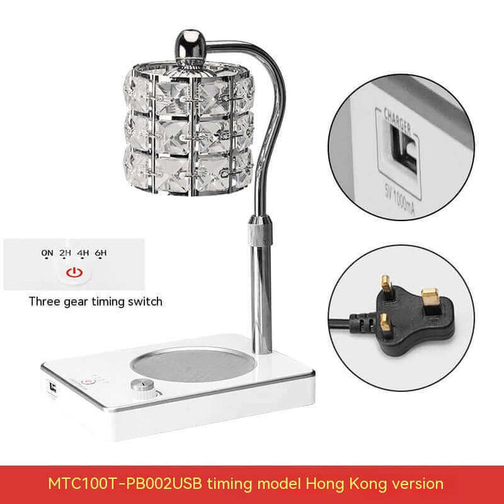 Korean-style Aromatherapy Wax Melting Lamp Adjustable Up And Down | Kalsten