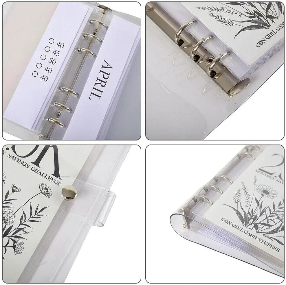 Kalsten | 12-Month Envelopes Money-Saving Challenges Binder