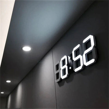 Skanto | PixelTime Clock – Modern 3D LED Digital Alarm Clock with Temperature, Date & Alarm