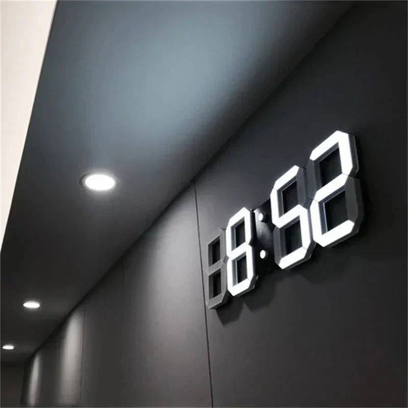 GlowLuxe - Stylish 3D LED Wall Clock | Kalsten