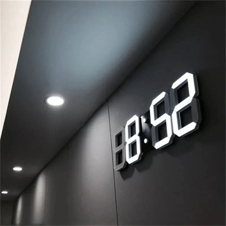 GlowLuxe - Stylish 3D LED Wall Clock | Kalsten