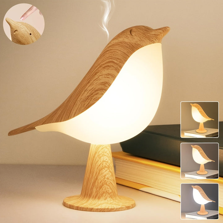 BrightNest - USB LED Bird Table Lamp with Touch Kalsten