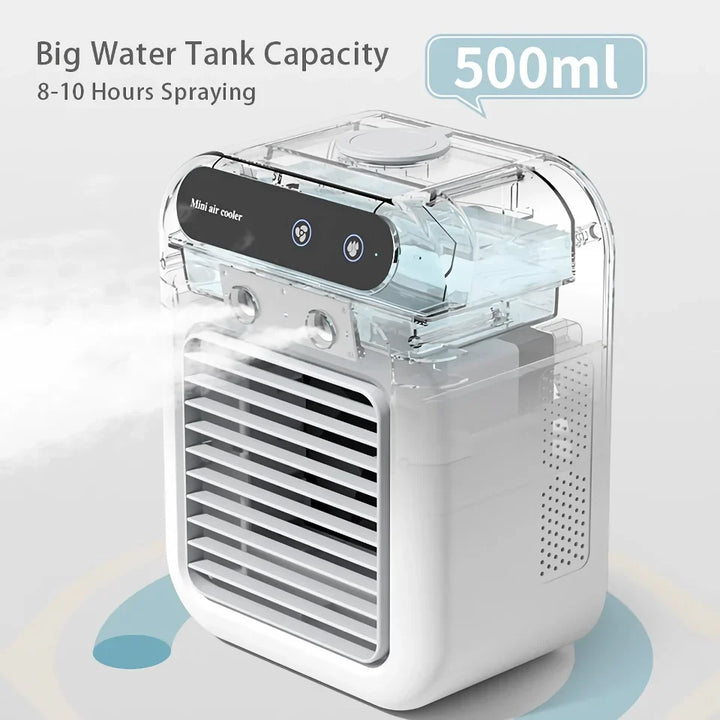Portable Mini USB Air Cooling Fan with Rechargeable Humidifier | Kalsten