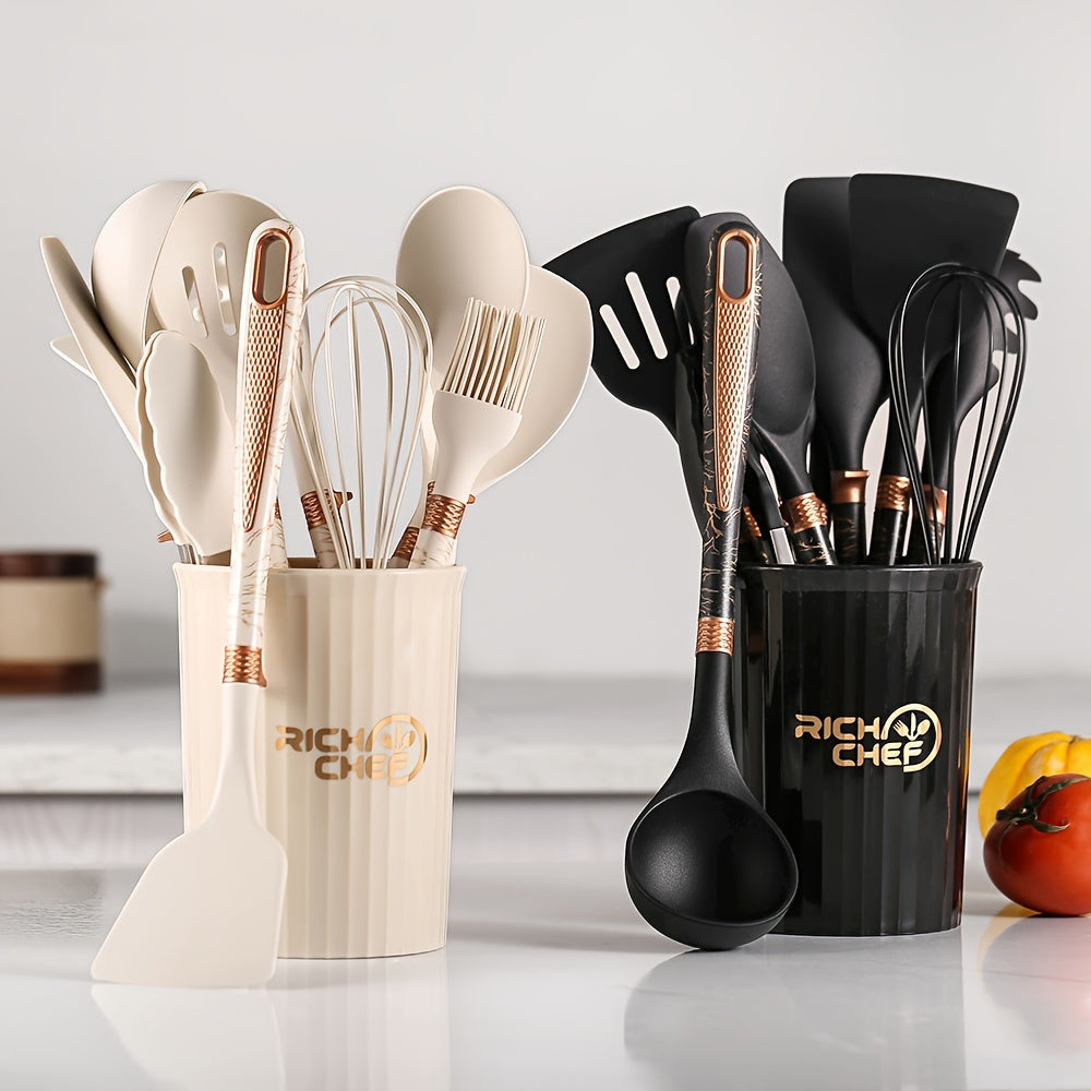 Premium Cooking - Cooking pleasure with the Elegant Silicone Kitchen Utensil Set Kalsten