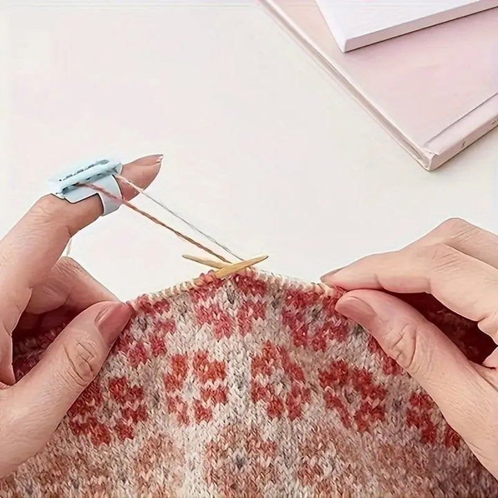 Kalsten | 5-piece Set Yarn Guide Ring – for comfortable and fast knitting & crocheting!