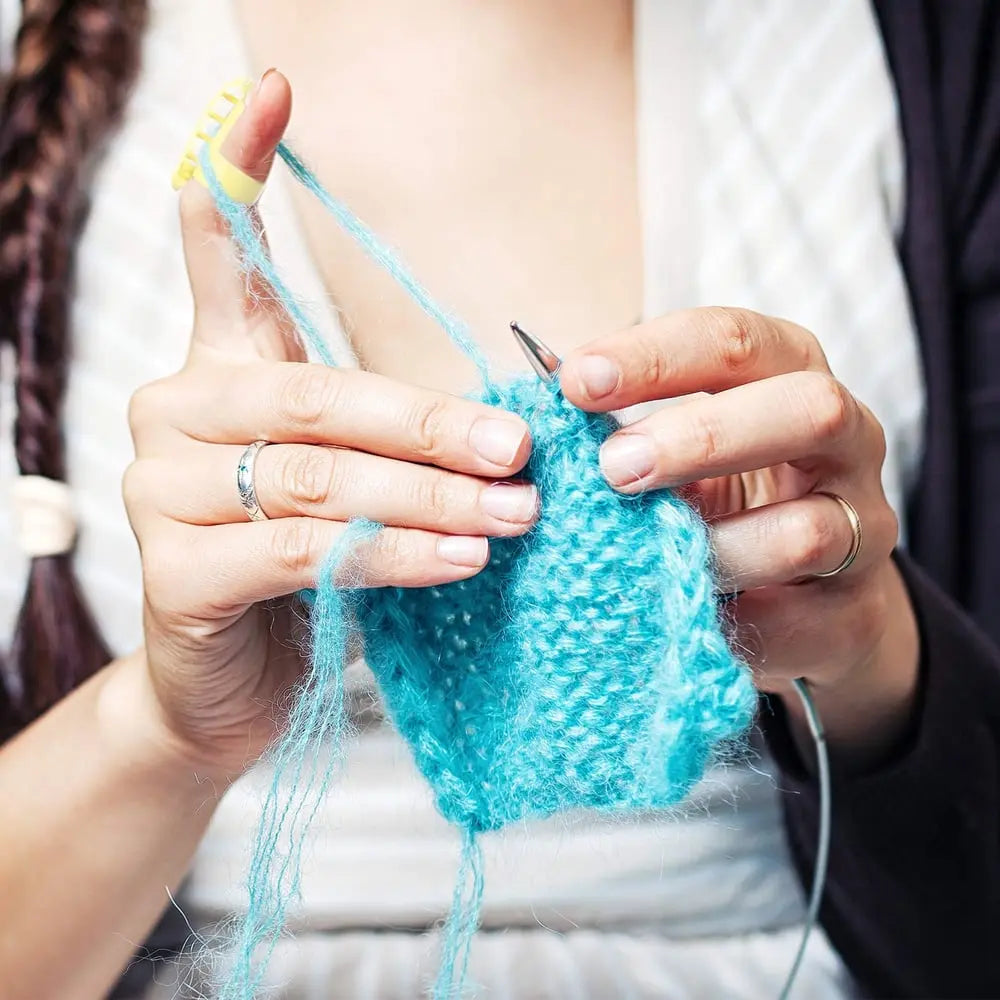 Kalsten | 5-piece Set Yarn Guide Ring – for comfortable and fast knitting & crocheting!