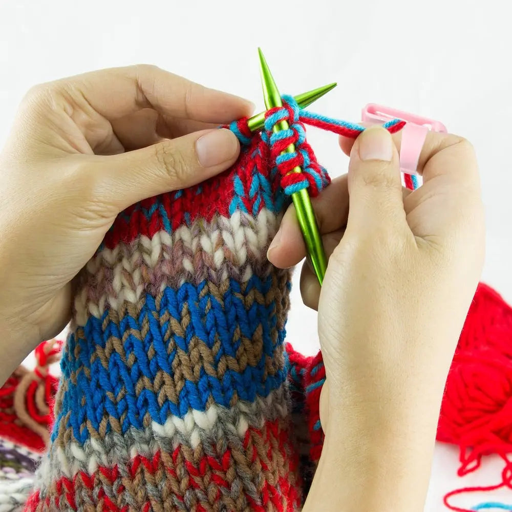 Kalsten | 5-piece Set Yarn Guide Ring – for comfortable and fast knitting & crocheting!