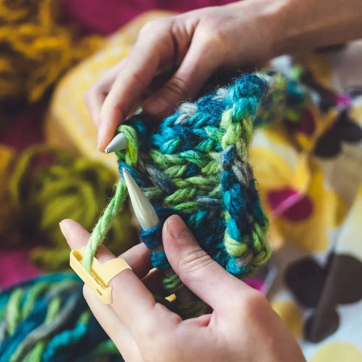 Kalsten | 5-piece Set Yarn Guide Ring – for comfortable and fast knitting & crocheting!